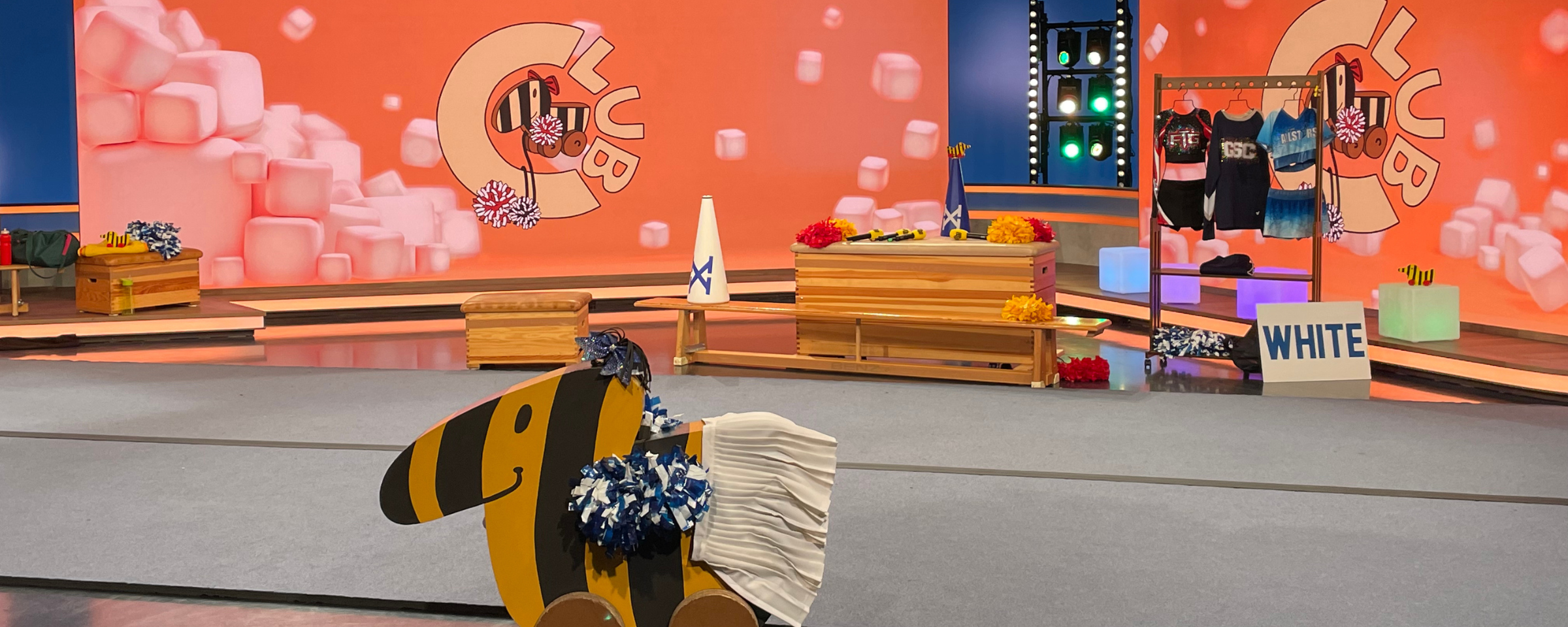 Fernseh-Reportage: Tigerenten-Reporterin Emilia bei den TVC Allstars